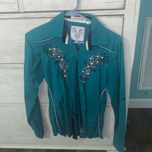 Roar Teal and Black Show Shirt!